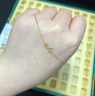 周大生黄金项链女足金o字链金项链素链送女友生日礼物 45cm 3.12g 实拍图