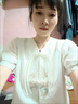 矜持范中式盘扣绣花衬衫女2025夏季新款减龄国风短袖流苏短款泡泡上衣 杏色 M 建议90-100斤 实拍图