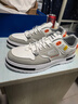 回力(Warrior)男鞋新款休闲鞋子男士户外百搭运动板鞋 1065 白/灰 44 实拍图