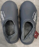 安尚芬EVA防水材质 无致癌物质认证 秋冬踩屎感男女防滑保暖棉拖鞋 蓝灰【保暖升级款】 40-41 实拍图