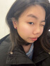 柚芳红色相思豆仿锆石耳钉女小众设计轻奢高级气质新年耳饰2025年新款 金色【一对装】 实拍图