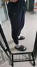 真维斯（JEANSWEST）运动卫裤男款2025春秋新款男士宽松束脚哈伦裤潮流休闲裤子夏季男 668藏青常规 2XL 实拍图