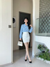 NINE WEST/玖熙羊反绒法式单鞋女通勤高跟鞋NF201039SK 黑色 36 实拍图