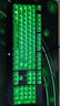 雷蛇（Razer）PBT/ABS键帽升级套件 樱桃配列 双色注塑 游戏机械键盘104透光含拔键器 PBT键帽 炫绿 实拍图