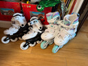 京东京造轮滑鞋儿童中小学初学锁轮溜冰鞋旱冰鞋配头盔护具7件套熊猫色S码 实拍图