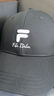 FILA FUSION斐乐潮牌棒球帽中性休闲鸭舌帽网球运动遮阳帽 深黑-BK XS 实拍图
