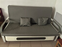 单人沙发床折叠两用2025年新款客厅折叠床小户型阳台多功能伸缩床 灰色软包丨[可储物款]免洗猫抓皮 [1.58]椰棕+海绵款（限时促销） 实拍图