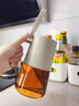 CCKO油壶 家用厨房酱油醋瓶防漏嘴不挂油大容量翻盖装油瓶玻璃油罐 680ml黄色【1个】 实拍图
