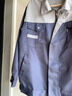 金淼源秋冬季双层长袖工作服男劳保服套装加厚工厂车间定制耐磨上衣工装 藏蓝拼灰套装【双层】 XL /175 实拍图