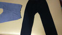 雅鹿女士秋裤女保暖裤纯棉毛裤衬裤打底全棉紧身大码单件薄款线裤 黑色+深灰【两条装】 L 实拍图
