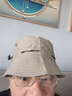 【男士户外】渔夫帽男春夏款户外钓鱼盆帽休闲百搭时尚遮阳帽 平顶遮阳帽：卡其色 头围M（56-58cm） 实拍图