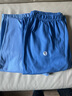 逐暖2件装中老年人加肥加大码男士纯棉高腰秋裤睡裤宽松舒适老式秋裤 深蓝+浅蓝 【130/3XL】155-185斤 实拍图