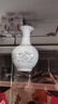 傲世景德镇陶瓷器小花瓶新中式工艺品客厅摆件酒柜办公室博古架装饰品 溪山访友赏瓶（配木质旋转底座） 实拍图