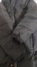 啄木鸟（TUCANO）冬季男女同款羽绒服男长款连帽白鸭绒羽绒服男青年情侣加绒外套男 659中长款黑色-男女同款 XL (125-145斤） 实拍图