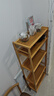 丝竹阁置物架简易落地客厅卧室厨房收纳多层实木靠墙货架窄现代储物架子 原色楠竹平板置物架 五层-长50宽25高125CM 实拍图