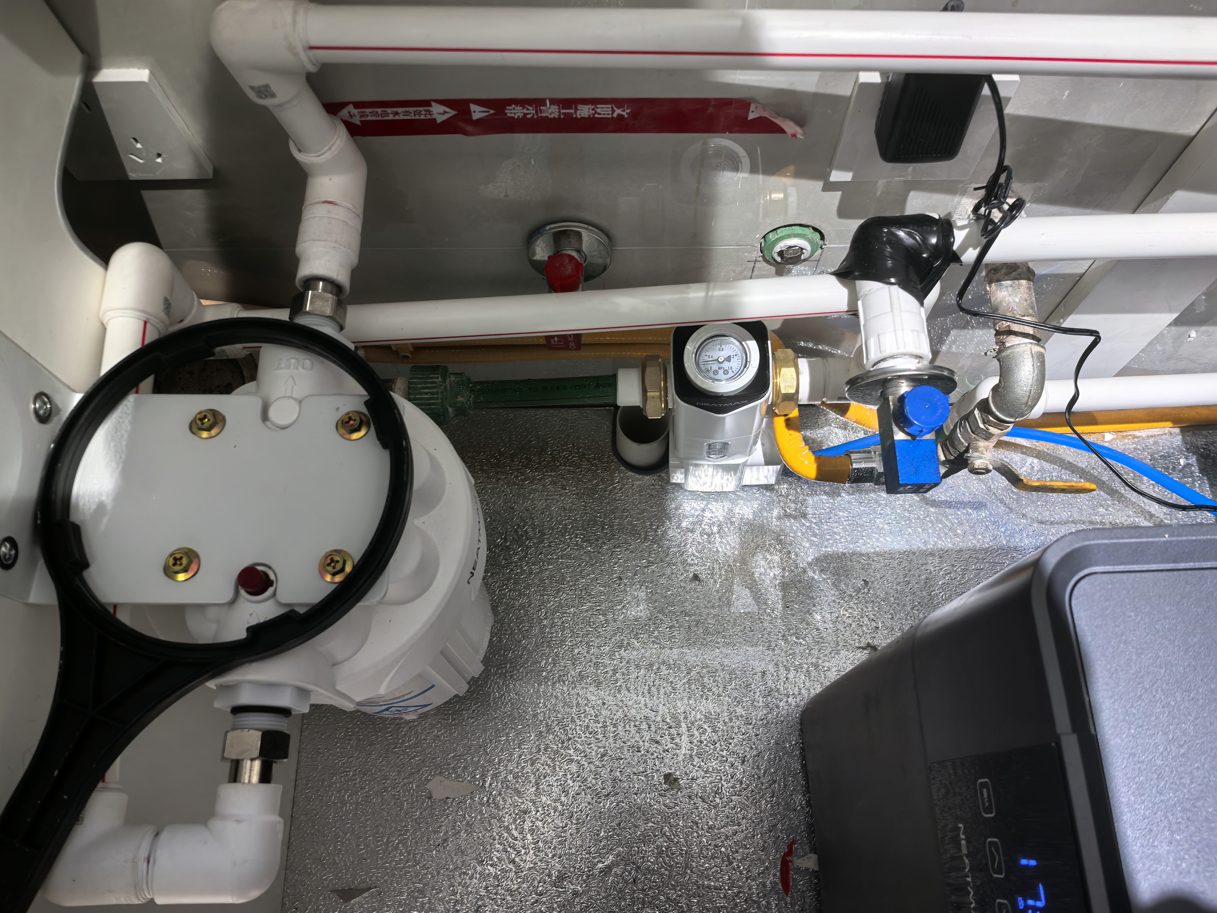 NEATMAX家用高效软水机2.0T/H大流量小型厨下式 全自动中央全屋净软水系统套装别墅软化水除垢净水设备 小户型软水两件套 实拍图