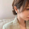 Jay珍珠耳钉女耳环耳夹无耳洞耳饰时尚饰品母亲节送长辈送妈妈礼物 珍珠耳夹（配证书） 实拍图