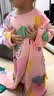 G.duck童装儿童睡衣春秋季女童家居服秋装卡通连体空调服女宝宝衣服 小熊熊粉色 100 尺码2~3岁【 90-100cm】cm 实拍图