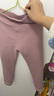 贝瑞加（Babyprints）女童打底裤秋冬宝宝加绒棉裤女孩加厚长裤保暖羊羔毛裤子 粉120 实拍图