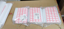 登比白边自封袋【加厚14丝】5号10*15cm/100只防水食品PE透明密封袋 实拍图
