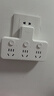 德力西（DELIXI）排插/插座/家用墙壁电源插座 宿舍神器魔方插座 分控一转多桌面圆盘插座 【品字形】 一转三 分控 实拍图