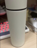 名创优品（MINISO）保温杯316不锈钢水杯男女士学生杯子大容量茶杯便携400ml 优雅白 实拍图