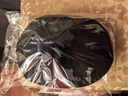 百帽王百帽王 高档羊毛定型前进帽男中老年老人秋冬季羊毛呢护耳鸭舌帽 纯黑色 大(59-60)cm头围 实拍图