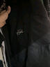 BJHG不计后果冬季白鸭绒羽绒服男环保麂皮绒面包服美式设计感小众上衣 炭黑色 L 实拍图