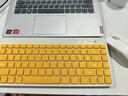 小米便携双模键盘 无线2.4G蓝牙薄膜小键盘超薄办公家用商务电脑mac笔记本台式机 轻音耐用 米白色-双模-无光 双模 实拍图