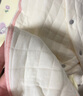 棉芹婴儿连体衣服纯棉秋冬季棉服加厚长袖保暖宝宝三层夹棉新生儿冬装 粉色小狮子【2件装】（保暖款） 66码(建议4-6个月12-15斤) 实拍图
