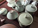 东道汝窑河南非遗2010年老东道功夫茶具配件茶叶罐密封储存陶瓷摆件 如意茶叶罐（粉青） 150ml 1个 实拍图