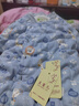 豆苗儿宝宝棉衣服纯棉花新生婴儿手工棉袄加厚保暖内胆幼儿内穿棉服儿童上衣秋冬季一周岁 蓝色狮子 90码推荐年龄1-2岁 实拍图