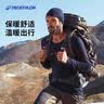迪卡侬美利奴羊毛衫男保暖衫T恤保暖上衣山地徒步深蓝色L/180-2487368 实拍图