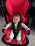 babygo儿童安全座椅0-12岁9个月以上适用ISOFIX双接口车载汽车安全坐椅 伦敦红-ISOfix+Latch双接口 实拍图