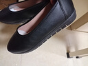 服务员工作鞋女黑色工装鞋女士皮鞋平底防滑正装职业面试女鞋单鞋 黑色 39 实拍图