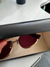 RHOTEM法国品牌新款防晒墨镜防紫外线时尚个性开车男士眼镜复古太阳镜女 金框摇滚红【专柜品质】 实拍图