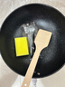麦饭石家用不粘锅炒菜锅电磁炉燃气灶通用34CM平底炒锅+木铲+带盖 30CM【无盖款】适合1-3人使用 【天然麦饭石炒锅】送木铲 实拍图