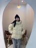 雪莱琼斯（Shelley Jones）白鸭绒羽绒服男冬季新款保暖加厚连帽羽绒衣日系潮牌宽松休闲外套 卡其色 XL 实拍图