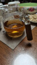 忆壶茶绿茶杯专用茶杯月牙过滤玻璃泡茶杯茶水分离杯月牙公道杯玻璃茶具 【750ML】月牙杯 实拍图