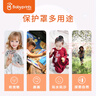 Babyprints儿童围裙画画衣防水罩衣宝宝吃饭绘画厨房套装防水防脏易擦带袖套 实拍图