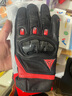 摩多狼（MOTOWOLF）摩托车骑行手套夏季男透气真皮机车碳纤防摔防护羊皮四季骑士装备 实拍图
