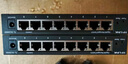 普联（TP-LINK）企业级全千兆云管理交换机交换器网络分线器网线分流器支持网管vlan端口镜像汇聚隔离 SG2016D 16口千兆交换机 桌面型 实拍图