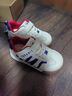 泰兰尼斯秋冬季新款学步鞋婴儿加绒防踢防滑新年面包鞋男女宝宝机能童鞋 白/蓝 秋季网布 26 鞋内长16.5cm适合脚长15.5 实拍图