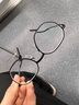 万新（WAN XIN） 近视眼镜防蓝光辐射非球面现片配眼镜框男女0-1500度配成品眼镜 来镜加工+升级镜框咨询客服 1.60多屏防蓝光镜片（近视超薄） 实拍图
