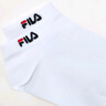 FILA 斐乐官方男袜低腰袜子套装秋季新款运动休闲短袜子三双装 标准白/传奇蓝/传奇蓝- 3双 XS 实拍图