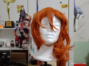 泡沫头模cos毛娘修毛假发配件支架diy假人头模模具模特头兽骨面具 【豪华三件套】头模+气垫梳+支架 无规格 实拍图