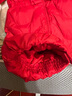 英氏（YEEHOO）羽绒服婴儿衣服宝宝秋冬连体衣保暖拜年服 实拍图