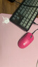 臻火渡 鼠标垫电竞fps顺滑细面  纯色竞技游戏专用大号小号桌垫 CSGO LOL PUBG 无畏契约 粉色 490*420*5 锁边天然橡胶底 实拍图