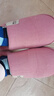 回力纯色全包棉鞋情侣室内外防滑保暖棉拖鞋HL0233粉色36-37码 实拍图