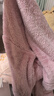 红豆居家睡衣女秋冬季法兰绒女士家居服拉链款套装可外穿 女-浅玫粉165 实拍图